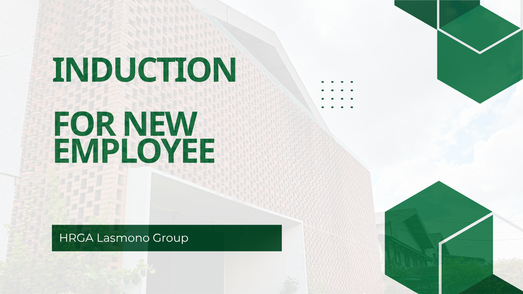 Employee Induction Training Lasmono Group